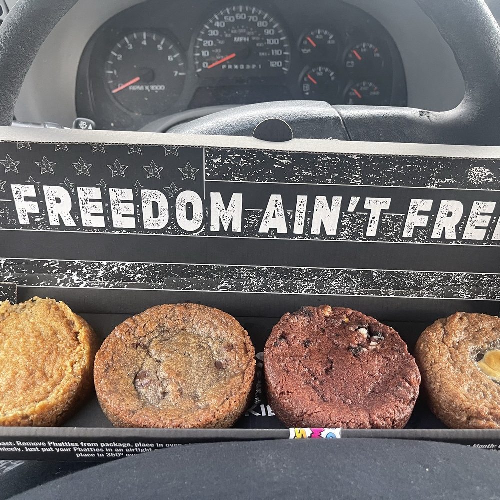Cookie Plug - L to R: Oatmeal Apple, Nutty OG, Red Velvet, S'mores - Desserts Near Me - Virginia Beach, Virginia Cookie Plug - L to R: Oatmeal Apple, Nutty OG, Red Velvet, S'mores - Desserts Near Me - Virginia Beach, Virginia