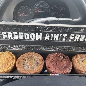 Cookie Plug - L to R:  Oatmeal Apple, Nutty OG, Red Velvet, S'mores - Desserts Near Me - Virginia Beach, Virginia