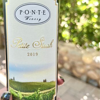 The Restaurant at Ponte - Petite Sirah 2019. Sweet and deliciously smooth. I enjoyed this wine. - New American Near Me - Temecula, California