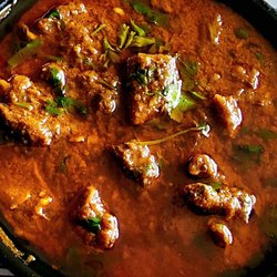 Annapoorna Indian Cuisine - Andhra Goat Curry. $17.95.