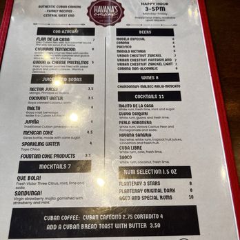 Havana's Cuisine - Cuban Near Me - Central West, Missouri