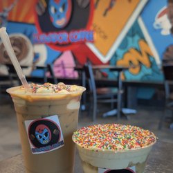 Dot inspired latte and treat