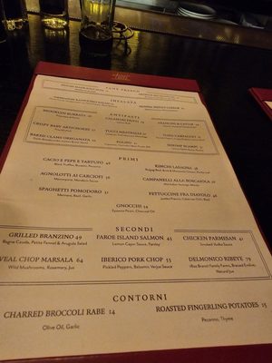 Menu photo 2 Tucci New York, NY