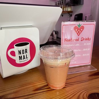 Normal Coffee - Strawberry Latte - Coffee & Tea Near Me - Indianapolis, Indiana
