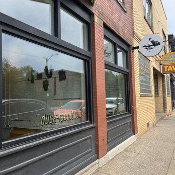 Duck-Rabbit Coffee - outside, and sign. super cool! - Coffee & Tea Near Me - Cleveland, Ohio Duck-Rabbit Coffee - outside, and sign. super cool! - Coffee & Tea Near Me - Cleveland, Ohio