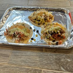 Laredo's Burrito and Taco Shop - Three corn tortilla tacos