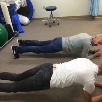 James River Physical Therapy - Mark and Dan during a three-minute plank! - Physical Therapy Near Me - North Chesterfield, Virginia James River Physical Therapy - Mark and Dan during a three-minute plank! - Physical Therapy Near Me - North Chesterfield, Virginia