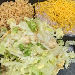 Beef tacos, rice and beans Beef tacos, rice and beans