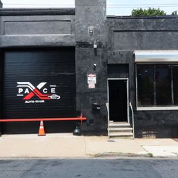 Exterior outside entrance of Xpace Auto Club - Jersey City, New Jersey Exterior outside entrance of Xpace Auto Club - Jersey City, New Jersey