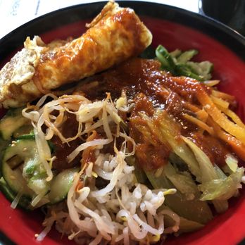Brother's Dosirak - Peel back the egg. You have the Ban Chan options. Unfortunately, rice was over mushy. Today. 12/23/20 - Korean Near Me - Dublin, D