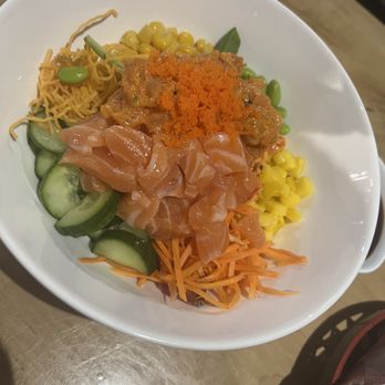 Kanbu Sushi - Salmon poke bowl - Japanese Near Me - Ann Arbor, Michigan Kanbu Sushi - Salmon poke bowl - Japanese Near Me - Ann Arbor, Michigan