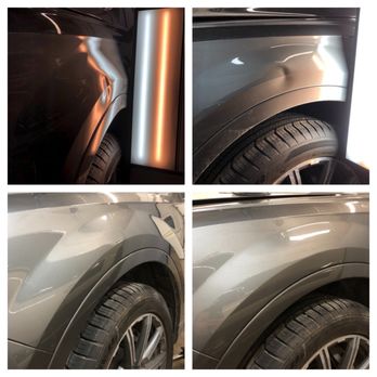 7 Dents - Before and after - Mobile Dent Repair Near Me - Milford, Connecticut