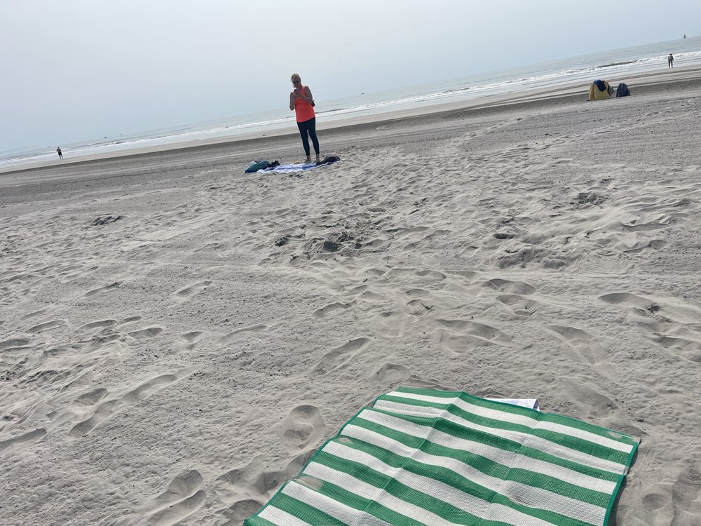 Yoga On The Beach Image
