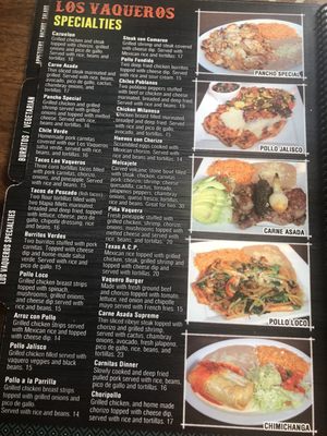 Menu photo 7 Los Vaqueros Lake Toxaway, NC