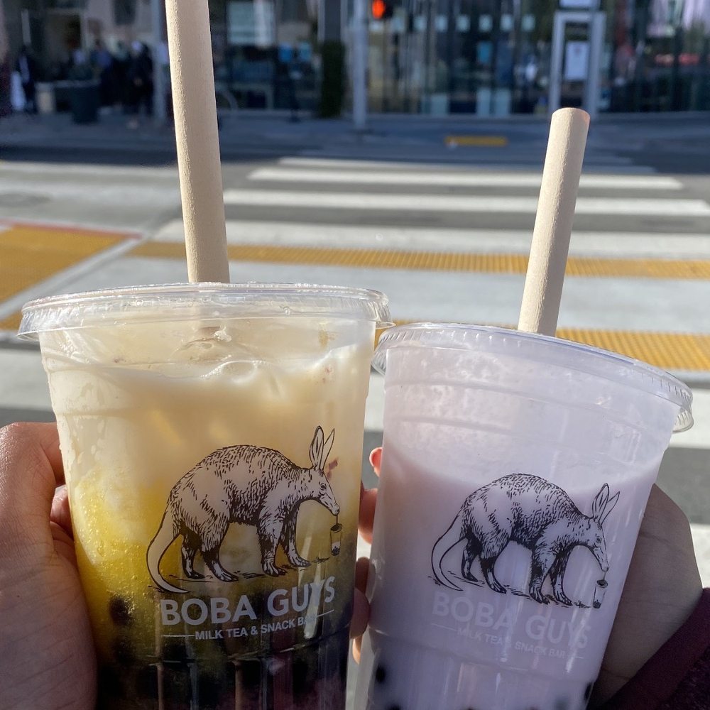 Boba Guys - Mango sticky rice & ube - Bubble Tea Near Me - San Francisco, California Boba Guys - Mango sticky rice & ube - Bubble Tea Near Me - San Francisco, California