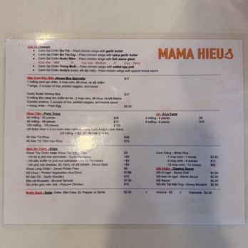 Mama Hieu’s - Menu 8/2026 - Vietnamese Near Me - Garden Grove, California Mama Hieu’s - Menu 8/2026 - Vietnamese Near Me - Garden Grove, California
