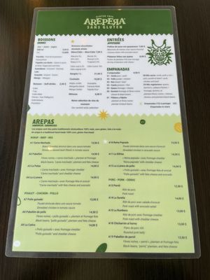 Menu photo 1 Arepera Montreal, QC Menu photo 1 Arepera Montreal, QC