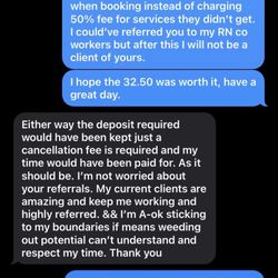 Sugar Glow Haus - Some of the messages between Amber and I
