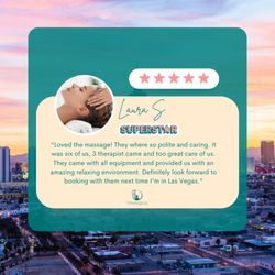This is a review from a bachelorette mobile massage party for six fantastic ladies.