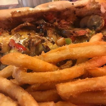 Mel's Hard Luck Diner - Cheesesteak with fries - Diners Near Me - Branson, Missouri