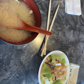 Sushi Mori - Miso Soup & House Salad - Sushi Bars Near Me - Sterling, Virginia Sushi Mori - Miso Soup & House Salad - Sushi Bars Near Me - Sterling, Virginia
