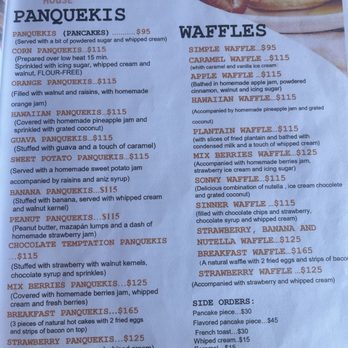Panquekis House - Menu page 4 - Breakfast & Brunch Near Me - Bucerías, NAY Panquekis House - Menu page 4 - Breakfast & Brunch Near Me - Bucerías, NAY