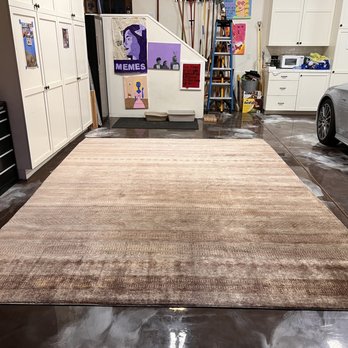 Oriental Rug Gallery - Tibetan one if memory serves me correctly. Laid out here but not for garage - Carpeting Near Me - Bellevue, Washington Oriental Rug Gallery - Tibetan one if memory serves me correctly. Laid out here but not for garage - Carpeting Near Me - Bellevue, Washington
