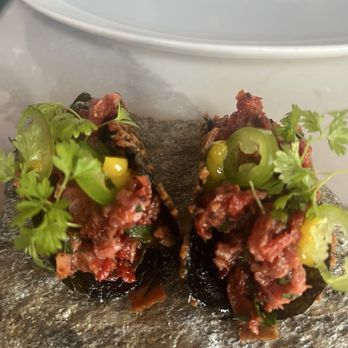 Huntress - Steak Tartare tacos - Steakhouses Near Me - San Diego, California Huntress - Steak Tartare tacos - Steakhouses Near Me - San Diego, California