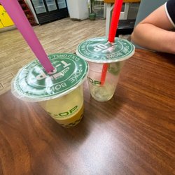 T-OP Cold Grill Ice Cream - Mango milk tea W/ tapioca pearls