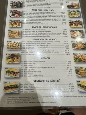 Menu photo 4 Pho Saigon 75 Fairfax, VA