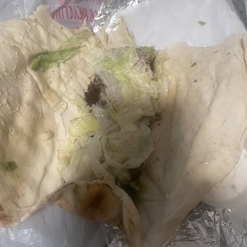 Salam Restaurant - Falafel wrap that I received. - Middle Eastern Near Me - Chicago, Illinois Salam Restaurant - Falafel wrap that I received. - Middle Eastern Near Me - Chicago, Illinois