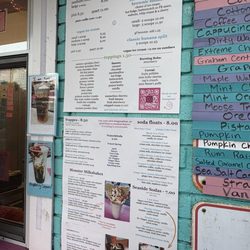 Seaside Ice Cream & Waffles - Menu