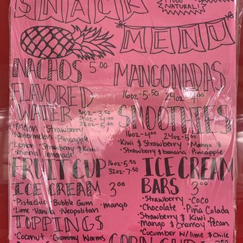 La China ATX - Snack menu - Mexican Near Me - Austin, Texas