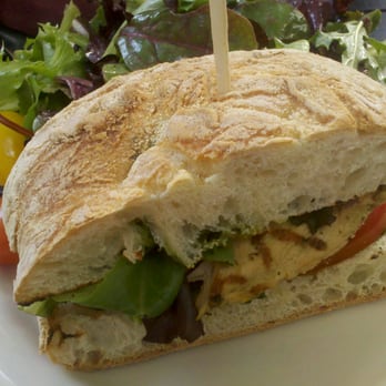 Urth Caffé-Pasadena - 010814:  Half Grilled Cilantro Chicken with Pesto... - Cafes Near Me - Pasadena, California