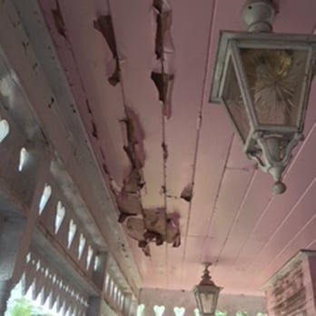 Bridaltown - ceiling falling apart outside - Bridal Near Me - Collegeville, Pennsylvania