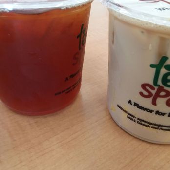 Tea Spots - Passion fruit tea, and wintermelon with pudding topping - Shaved Ice Near Me - Pasadena, California Tea Spots - Passion fruit tea, and wintermelon with pudding topping - Shaved Ice Near Me - Pasadena, California