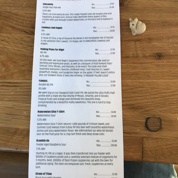 Stonecloud Brewing Company - Menu - Breweries Near Me - Oklahoma City, Oklahoma