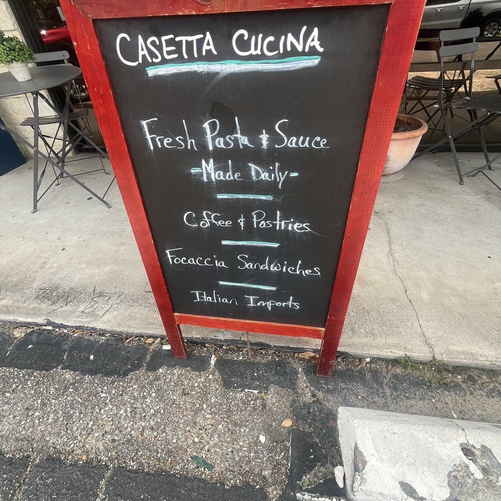 Casetta Cucina - General Menu outside - Pasta Shops Near Me - Houston, Texas Casetta Cucina - General Menu outside - Pasta Shops Near Me - Houston, Texas