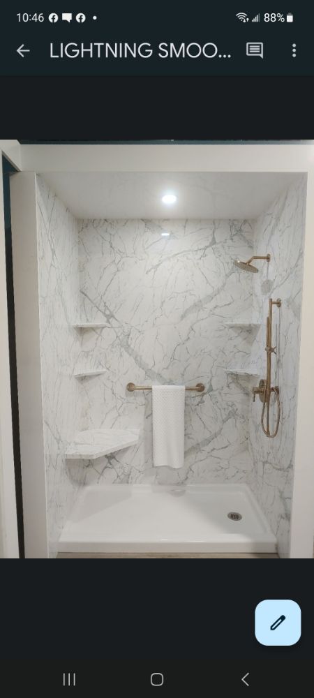 Slide of Acrylic Bathroom And Safety Shower Designs