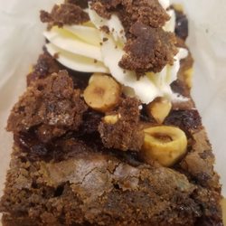 Raising the Bar Bakery - Cranberry Hazelnut brownie, wowzer!