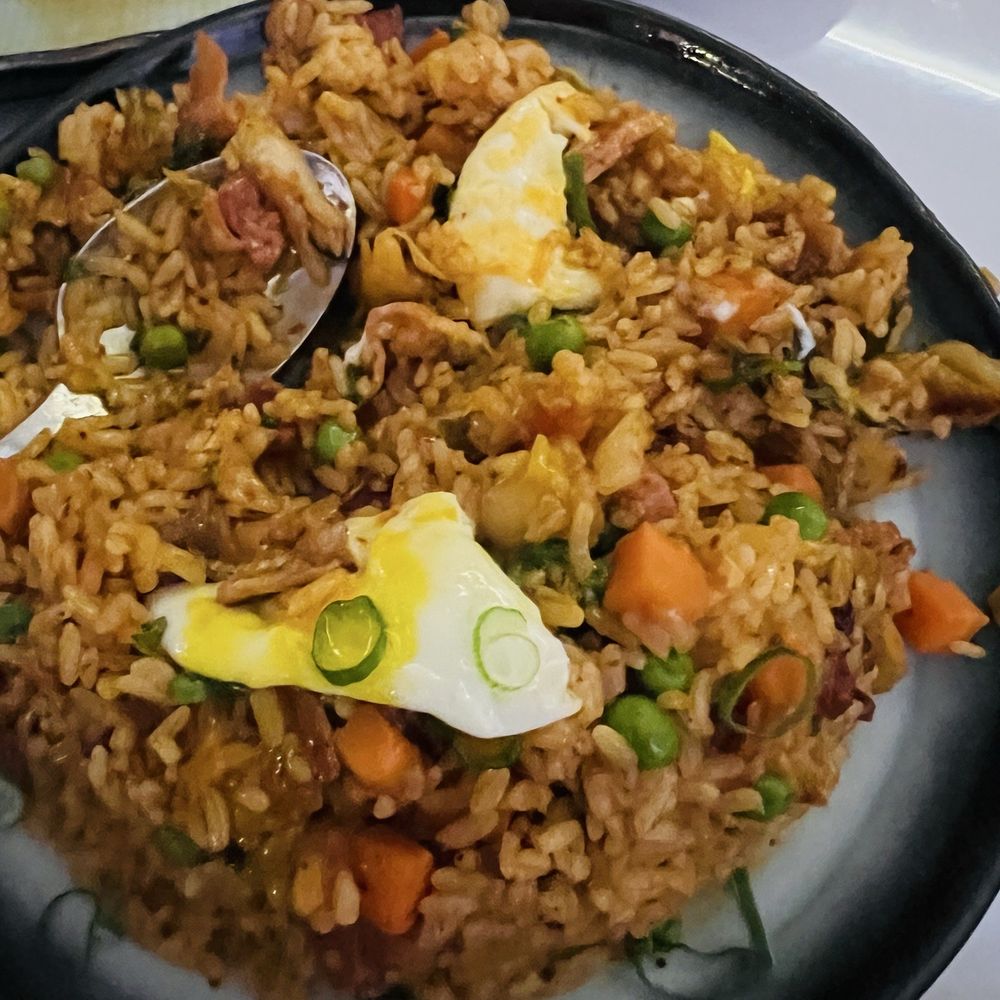 Kimchi bacon fired rice Kimchi bacon fired rice
