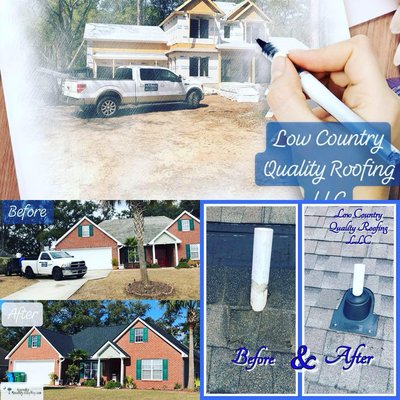 Low Country Quality Roofing Logo