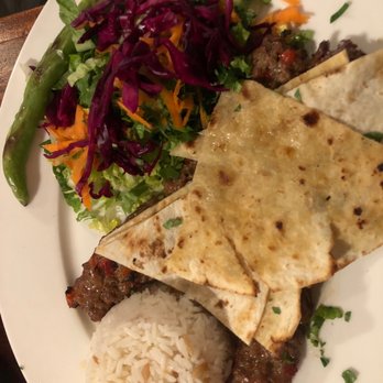 Cinar Turkish Restaurant 1 - Dinner- Lamb Adana with white rice. - Turkish Near Me - Cliffside Park, New Jersey Cinar Turkish Restaurant 1 - Dinner- Lamb Adana with white rice. - Turkish Near Me - Cliffside Park, New Jersey