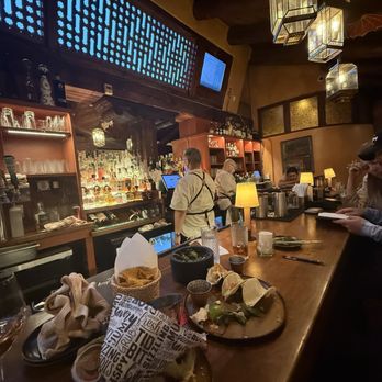 The Pink Adobe - Dragons room bar - New Mexican Cuisine Near Me - Santa Fe, New Mexico