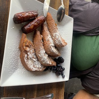 Root'd Cafe - Sweet N' Crunchy French Toast - New American Near Me - Cottonwood Heights, Utah