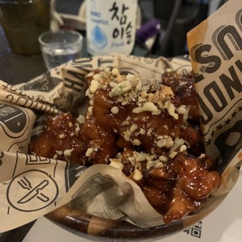 Anytime Kitchen  - Popcorn chicken ! Happy hour :) - Korean Near Me - New York, New York