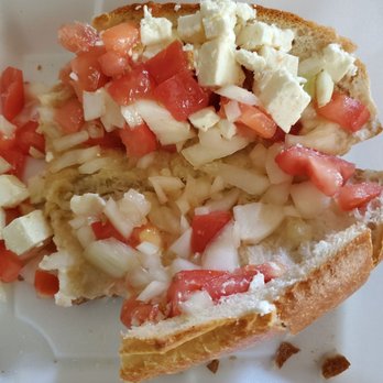 Frank's Pizza - Their bruschetta is trash totally raw, I'm angry af! Just look - Pizza Near Me - Torrington, Connecticut