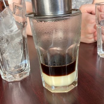Luong Loi - Drink: Vietnamese coffee with sweetened condensed milk. Stirred and poured over ice. PERFECTION. - Vietnamese Near Me - Wheaton, Illinois