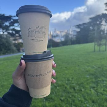 Third Wheel Coffee - Small drip coffee and a small vanilla oat milk latte - Coffee & Tea Near Me - San Francisco, California