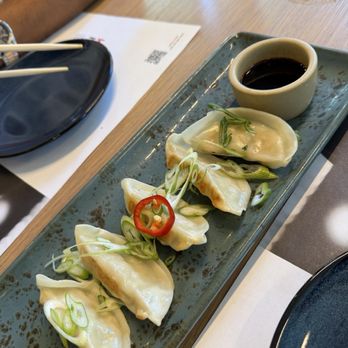 Wagamama - 100. steamed chicken gyoza - Asian Fusion Near Me - Tampa, Florida Wagamama - 100. steamed chicken gyoza - Asian Fusion Near Me - Tampa, Florida